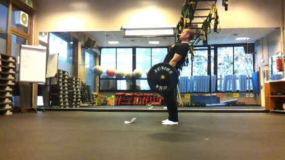 stacco da terra con chiusura eccessiva