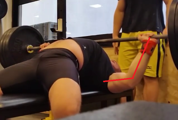 panca piana presa larga